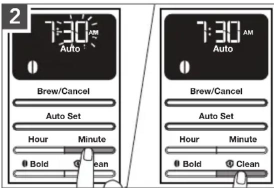 KITCHENAID KCM1208 - CÓMO PROGRAMAR LA CARACTERÍSTICA AUTO SET (AJUSTE AUTOMÁTICO) - 2