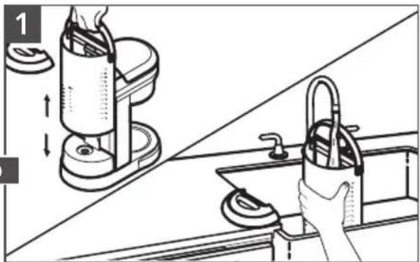 KITCHENAID KCM1208 - CÓMO LLENAR CON AGUA PARA LA ELABORACIÓN - 2