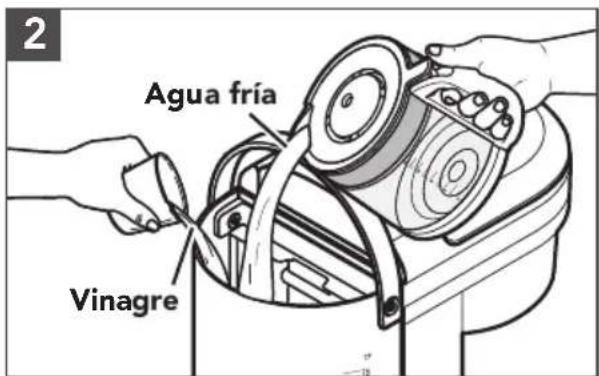 KITCHENAID KCM1208 - CÓMO ELIMINAR DEPÓSITOS MINERALES CON VINAGRE - 2