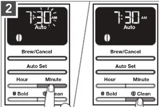 KITCHENAID KCM1208 - PROGRAMMATION DE LA FONCTION AUTO SET (RÉGLAGE AUTOMATIQUE) - 2