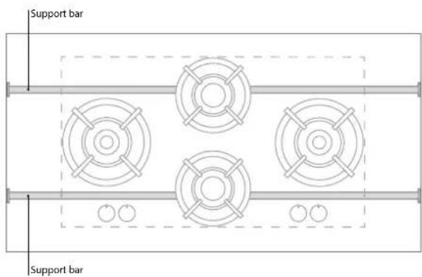 NOVY 56004 - INSTALLATION DIMENSIONS - 3