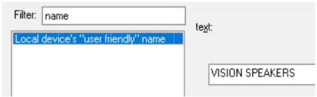 VISION CS1900P - MODIFIER LE NOM ET LE CODE DE L'APPAREIL BLUETOOTH - 2