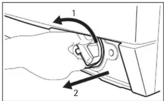 AEG L75478FL - Pour nettoyer la pompe de vidange : - 4