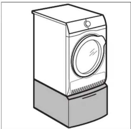 AEG T7DSE83B - Sockel mit Schublade - 1