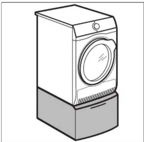 AEG T7DBK83P - Socle avec tiroir - 1