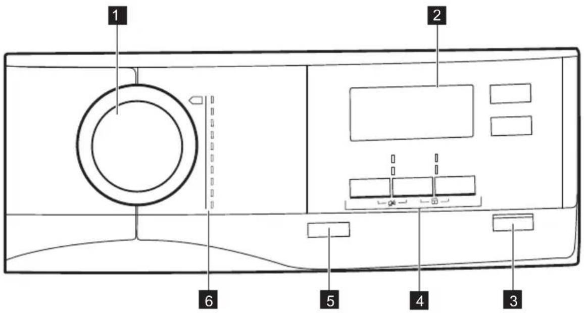 AEG T6DBG72P - PANNEAU DE COMMANDE - 1