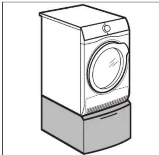 AEG T8DBK84P - Socle avec tiroir - 1