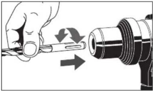 AEG PN 6000 S - Function of rotary pneumatic hammer - 2