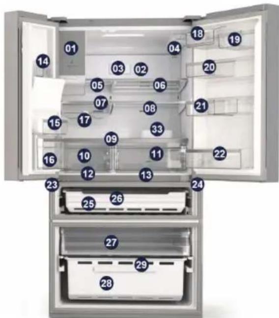 AEG RMB96726VX - DESCRIPTION DE L'APPAREIL - 1