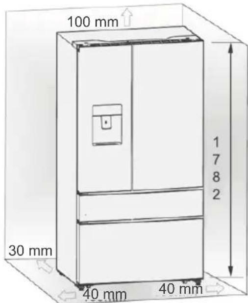 AEG RMB96726VX - Laitteen ilmanvaihto - 1