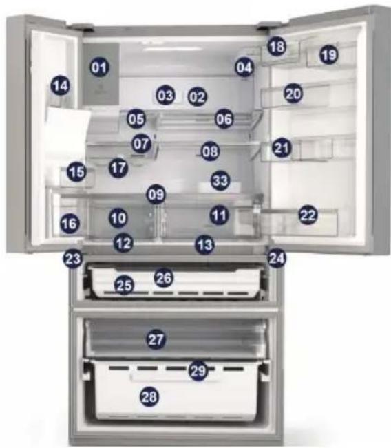 AEG RMB96726VX - BESKRIVELSE AF APPARATET - 1