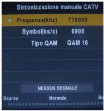 SEG Valencia - Sintonizzazione manuale CADTV (DVB-C) - 1