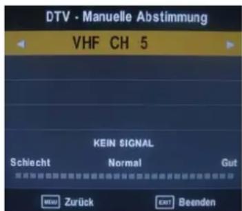SEG Valencia - DTV (DVBT) - Manuelle Abstimmung - 1