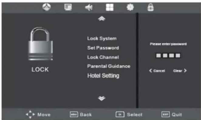 SEG Michigan - LOCK menu - 2
