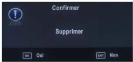 Confirmer Supprimer OK Oui EXIT Non