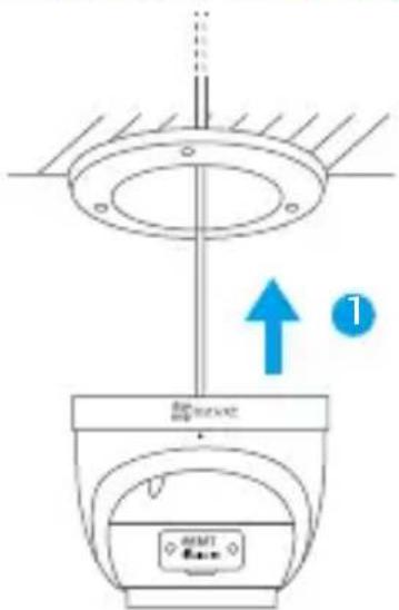 EZVIZ C4W - Para el cableado de la parte superior - 1