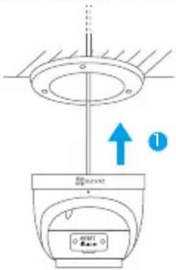EZVIZ C4W - For kabling på oversiden - 1