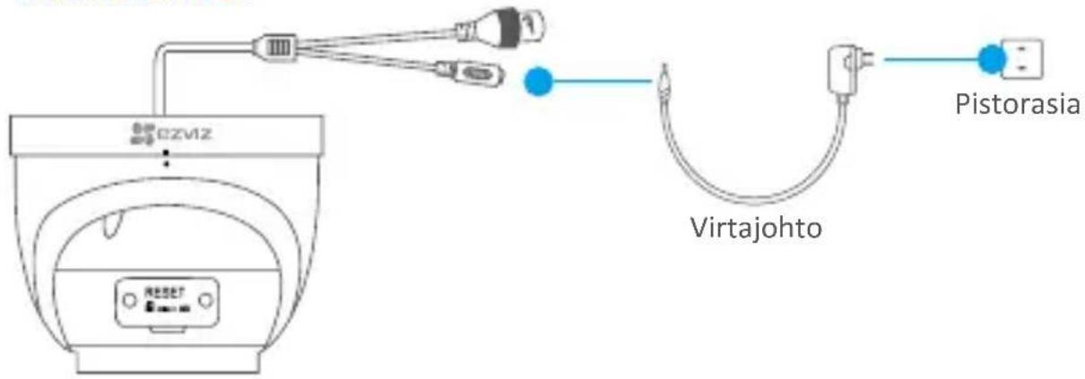 EZVIZ C4W - Virran kytkeminen kameraan - 1