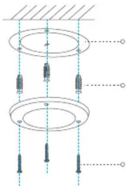 EZVIZ C4W - Installazione della base - 1