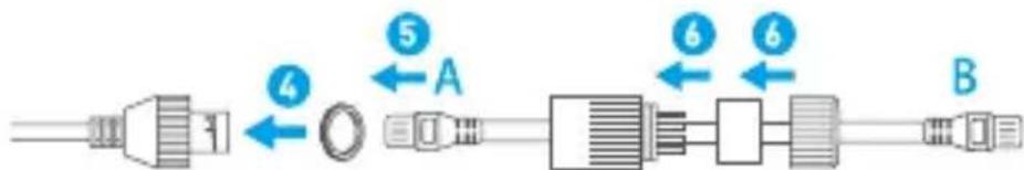 EZVIZ C4W - Asenna vesitiivistyssarja (valinnainen) - 4