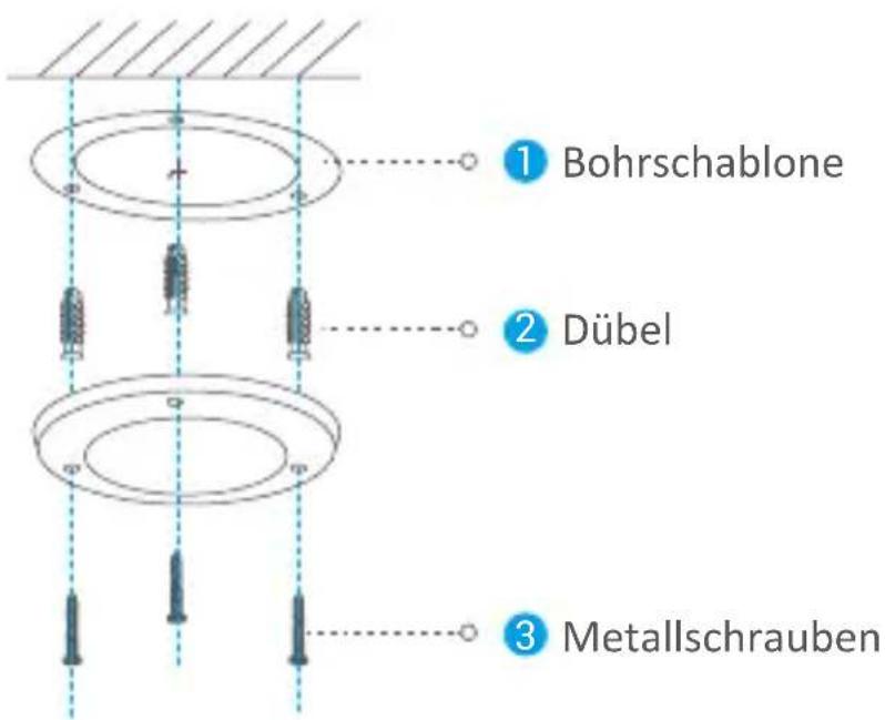EZVIZ C4W - Bohrschablone installment - 1