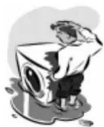 INDESIT W 145 TX (CH) - Votre lave-linge vibre beaucoup en phase d'essorage. - 1