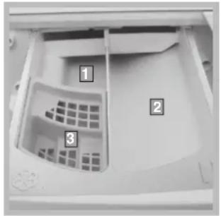 INDESIT WIXXL 126 (EU) - Szufladka na środki piorące - 1