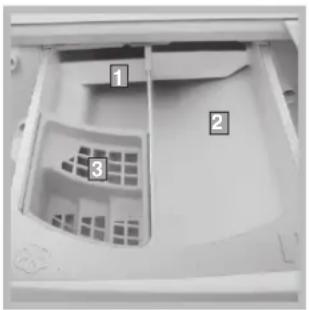 INDESIT WIXXL 126 (EU) - Gaveta dos detergentes - 1