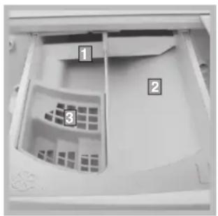 INDESIT WIXXL 126 (EU) - Συρτάρι απορρυπαντικού - 1
