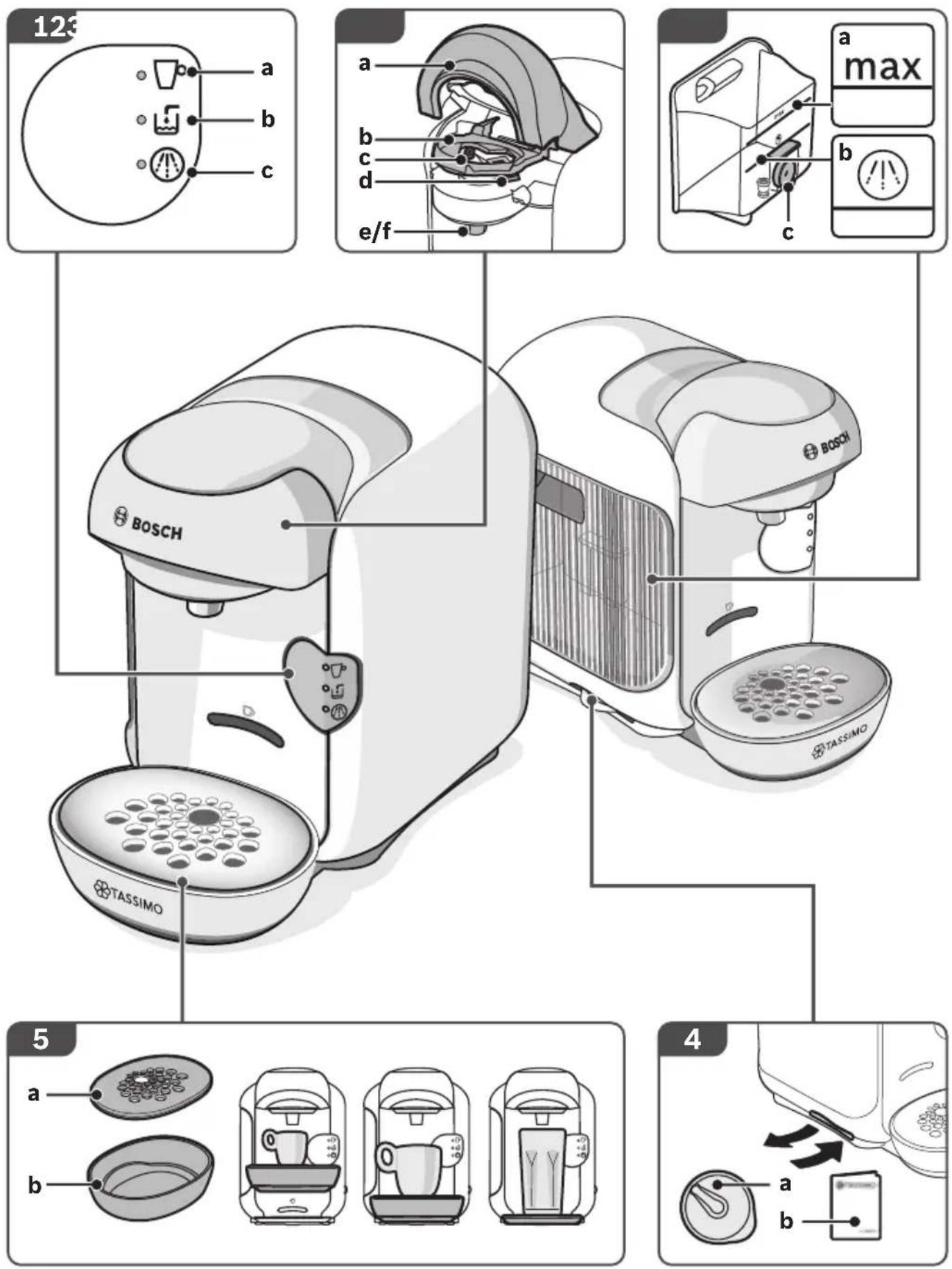BOSCH Tassimo Vivy TAS12A2GB - 1
