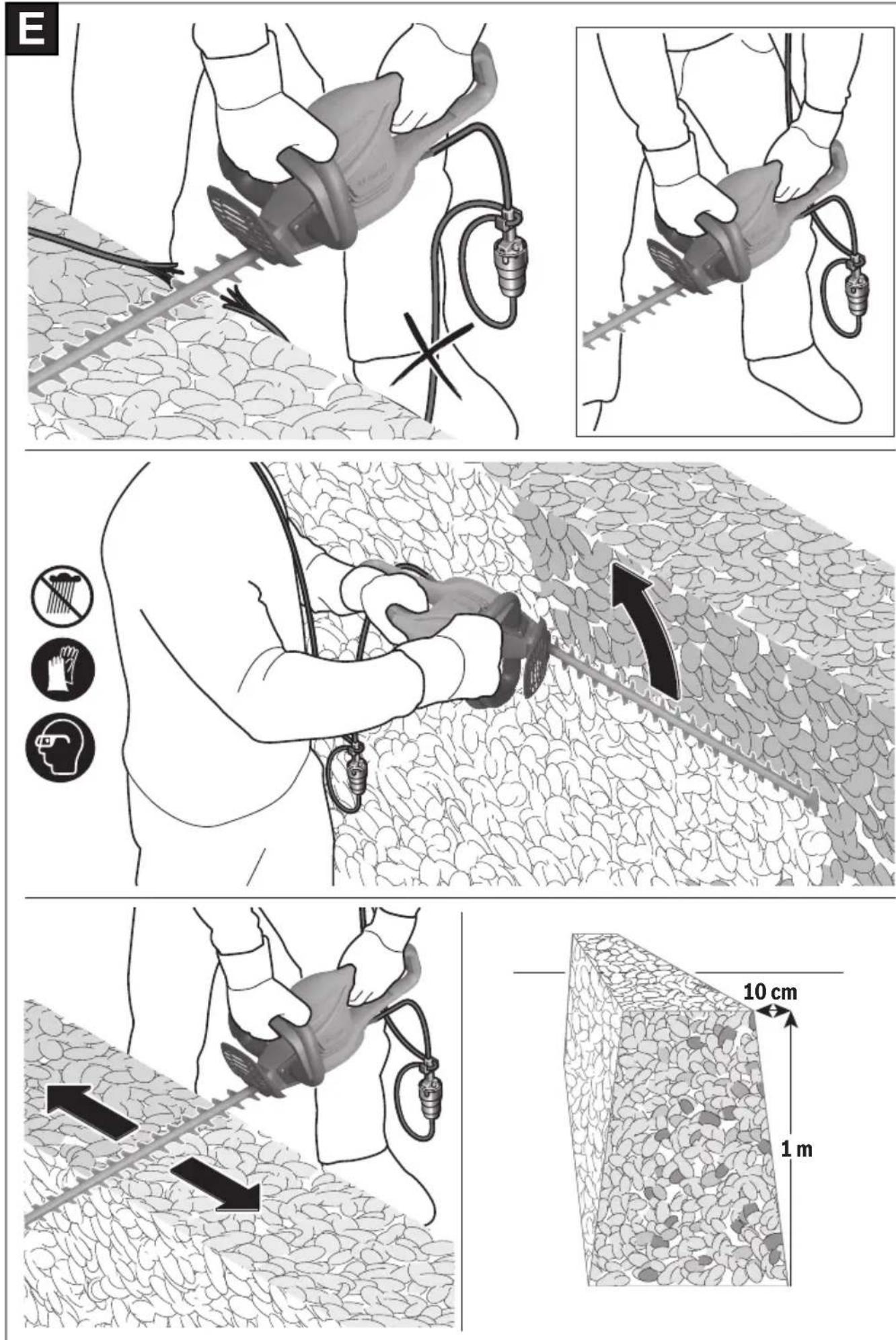BOSCH AdvancedHedgeCut 70 - Šalinimas - 3