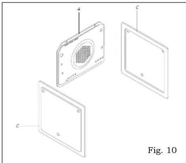 BAUMATIC F100N - Installation des panneaux autonettoyants (optionnel) - Fig. 10 - 1