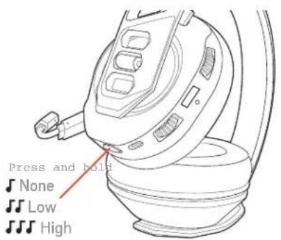 PLANTRONICS RIG 700HS - マイク マニタ一の調整 - 1