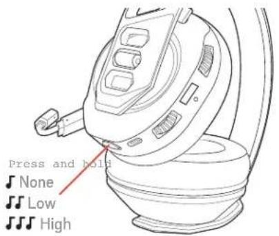 PLANTRONICS RIG 700HS - Réglage du contrôle du micro - 1