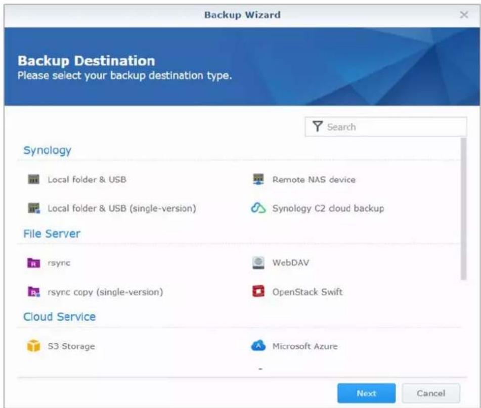 SYNOLOGY DiskStation DS420j - Sauvegarde des données ou iSCSI LUN sur le Synology NAS. - 1