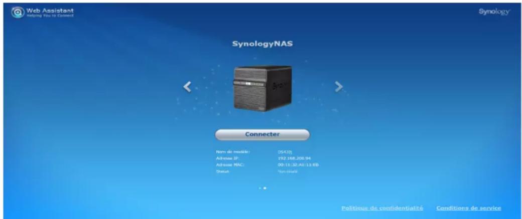 SYNOLOGY DiskStation DS420j - Installation de DSM avec Web Assistant - 1