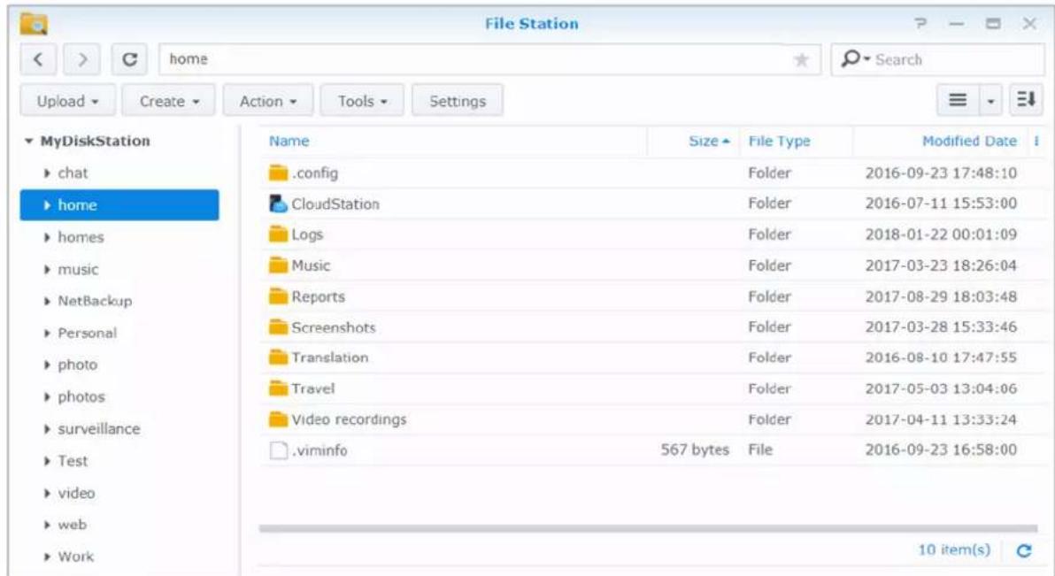 SYNOLOGY DiskStation DS420j - Acceder aux fichiers via File Station - 1