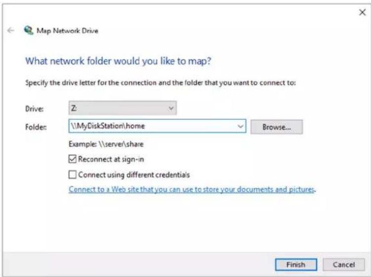SYNOLOGY DiskStation DS420j - Méthode 2 : Utiliser l'explorateur Windows. - 1