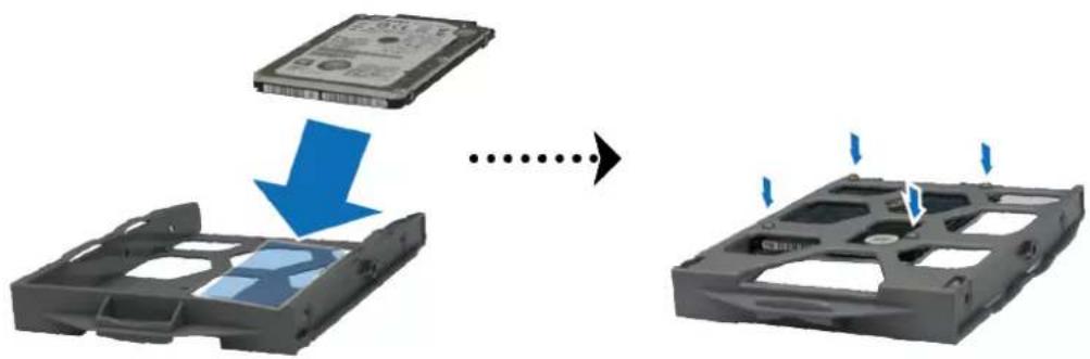 SYNOLOGY DiskStation DS420j - Installation des disques - 5