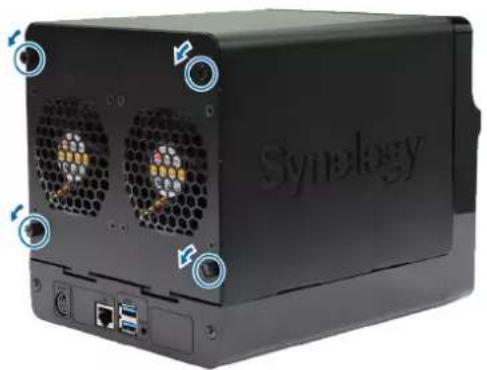 SYNOLOGY DiskStation DS420j - Installation des disques - 1