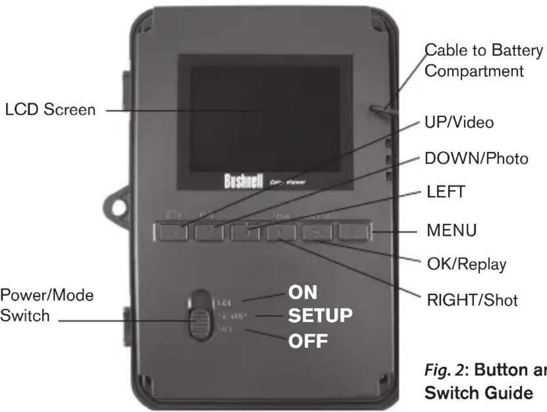 BUSHNELL NatureView HD Cam - PARTS AND CONTROLS - 4