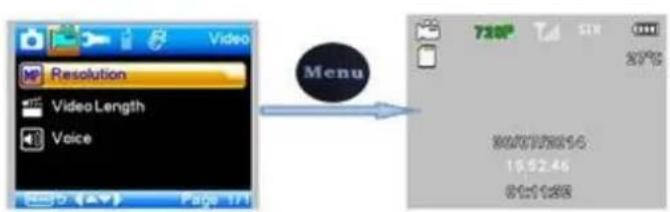 BRAUN BLACK300phone - Menu Video - 4