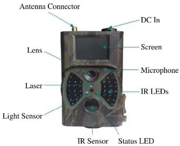 BRAUN BLACK300phone - Front View - 1