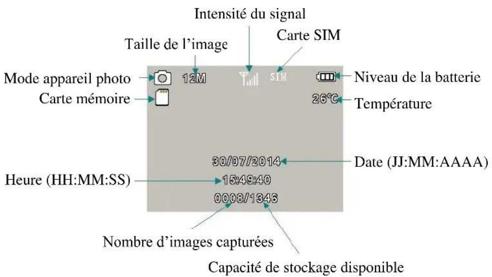 BRAUN BLACK300phone - Informations affichées à l'écran - 1