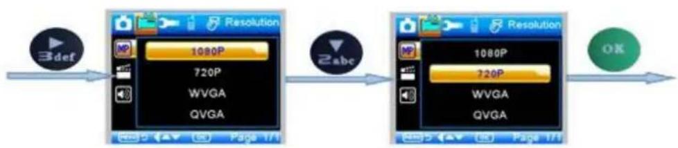 BRAUN BLACK300phone - Menu vidéo - 2