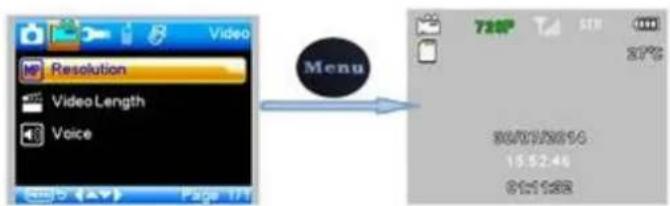 BRAUN BLACK300phone - Einstellungen im Menu Video - 4