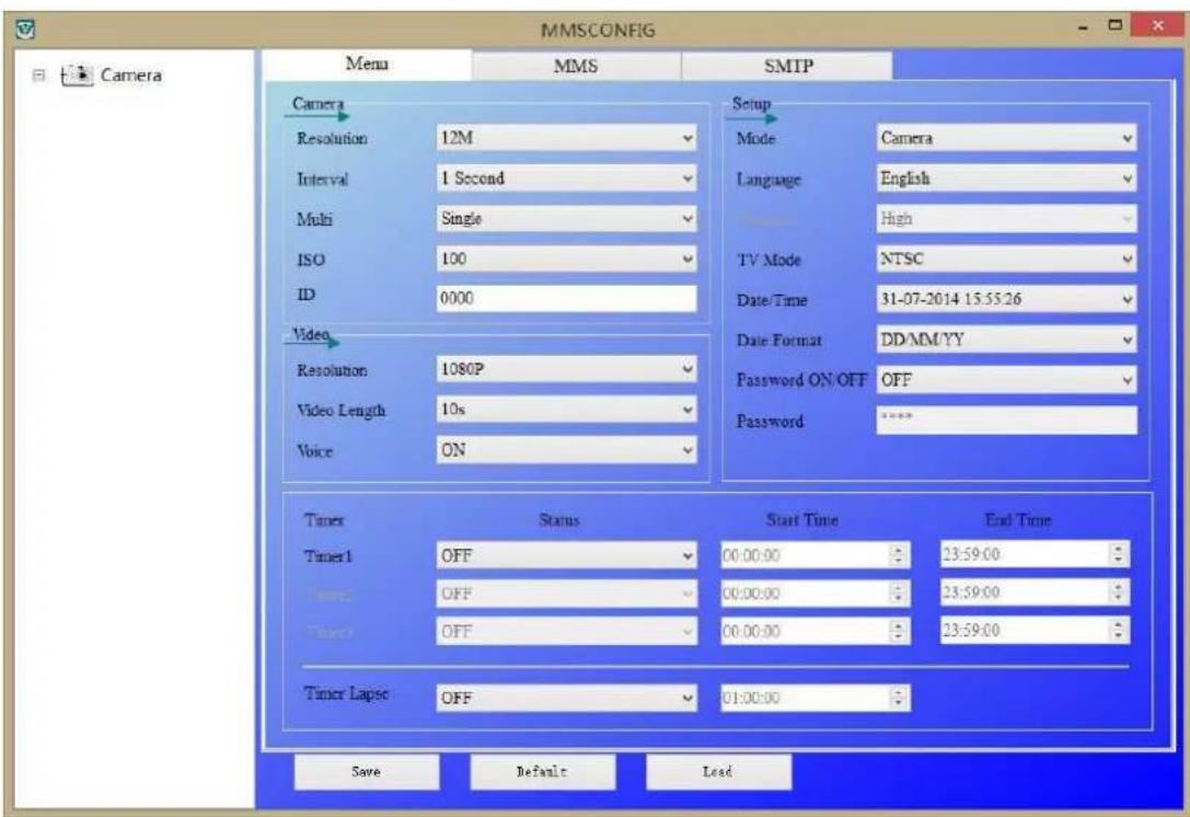 BRAUN BLACK300phone - Configuration avec mmsconfig - 2
