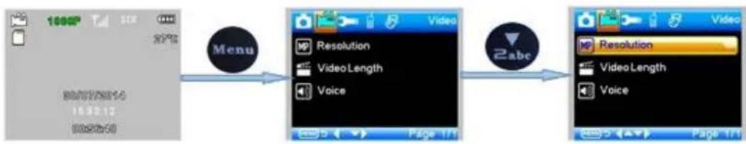 BRAUN BLACK300phone - Video Menu - 2