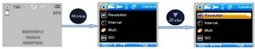 BRAUN BLACK300phone - Menu Settings - 1