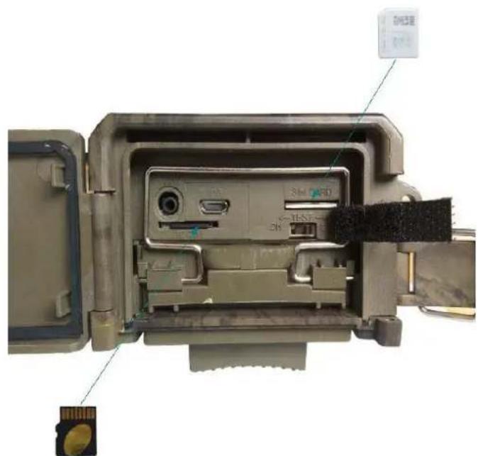 BRAUN BLACK300phone - Insertion des cartes TF et SIM - 1